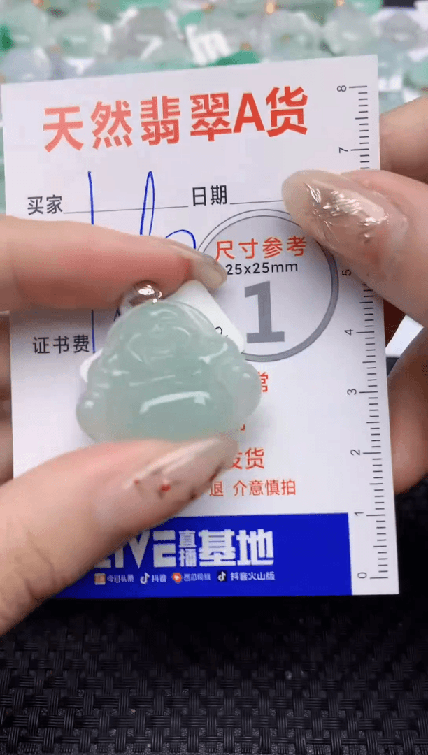 【闪购商品】翡翠颈饰18K金镶嵌169   天然翡翠A货