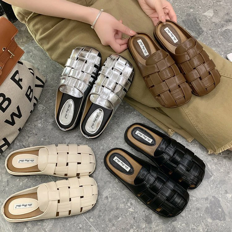 2024春夏新款包头镂空拖鞋