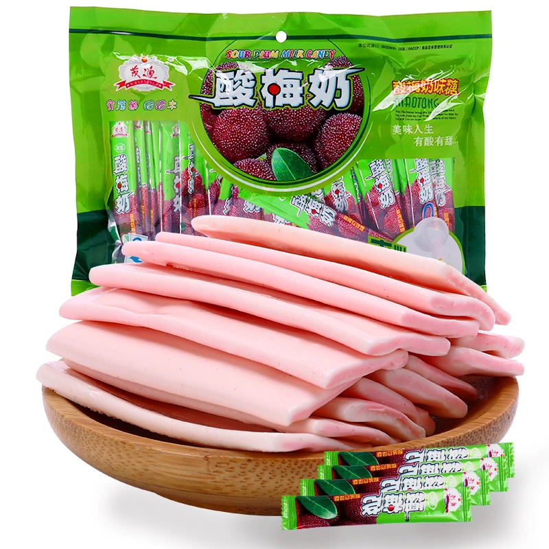 茂通酸梅奶糖软糖酸糖8090后怀旧糖果童年小零食品喜糖休闲小吃
