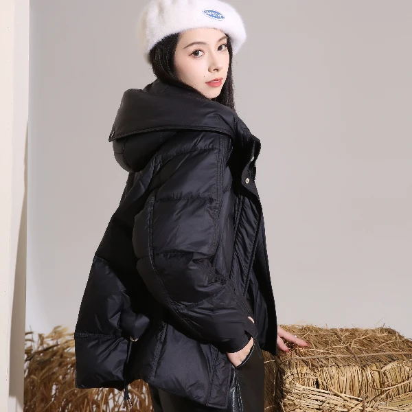 LINGWANG/翎王 2023中长款羽绒服-330 90%白鸭绒  冬季保暖