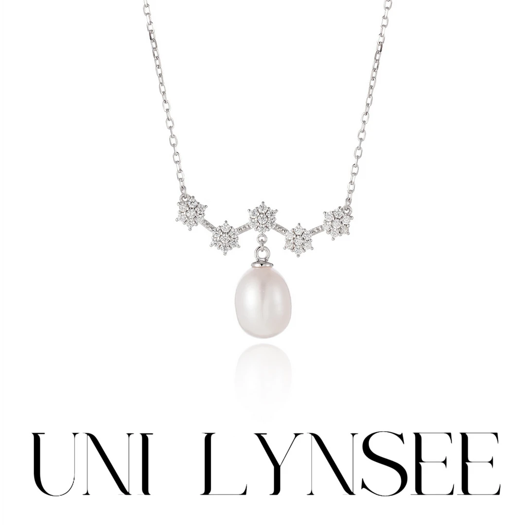 [二哥专属] 凌溪珠宝｜冰凌雪花珍珠项链天然淡水珍珠锁骨链秋冬