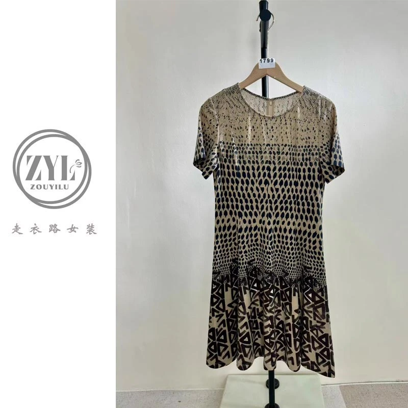 ZYL女装连衣裙蕾丝气质时尚休闲女士夏季设计师1799