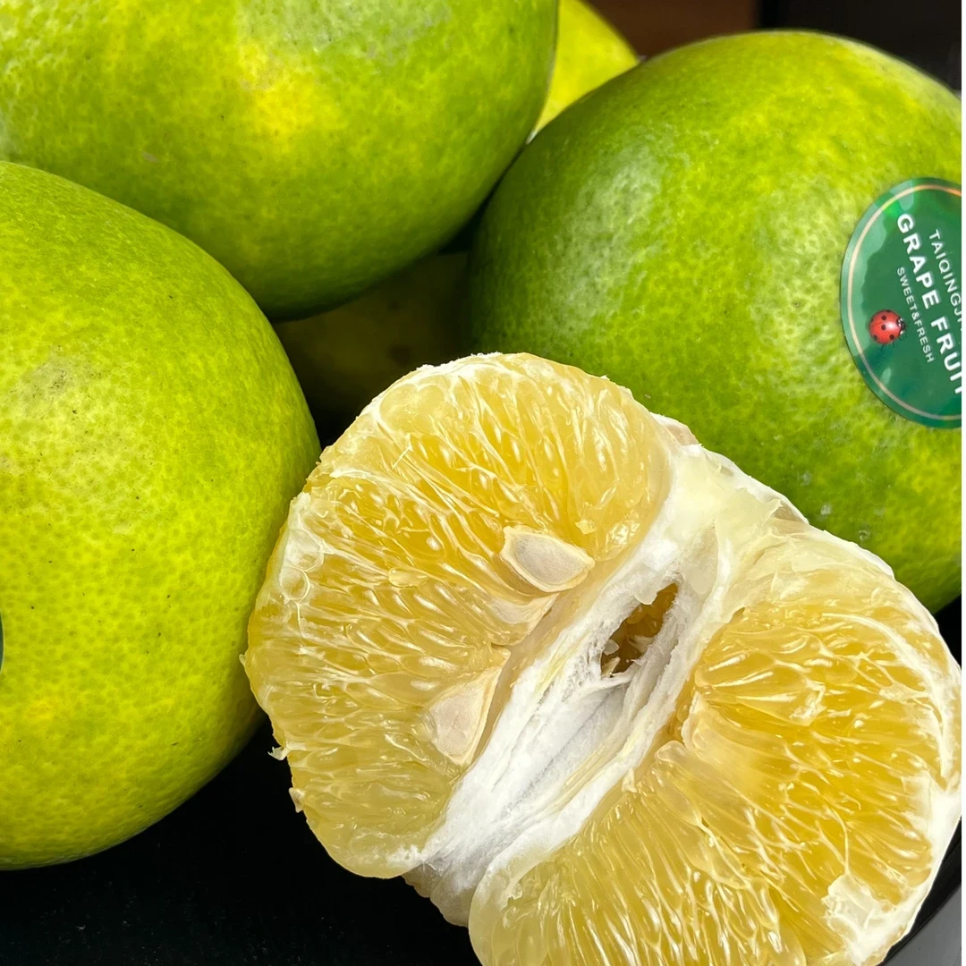 【新疆包邮专属1】福建翡翠青柚香甜多汁新鲜采摘水果皮薄送榨汁器