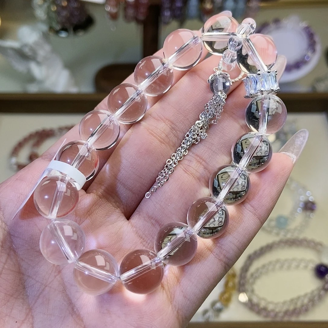 水晶手链未镶嵌白水晶