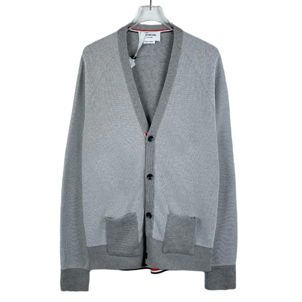99新 014394 Thom Browne tb 口袋设计V领开衫外套 M码