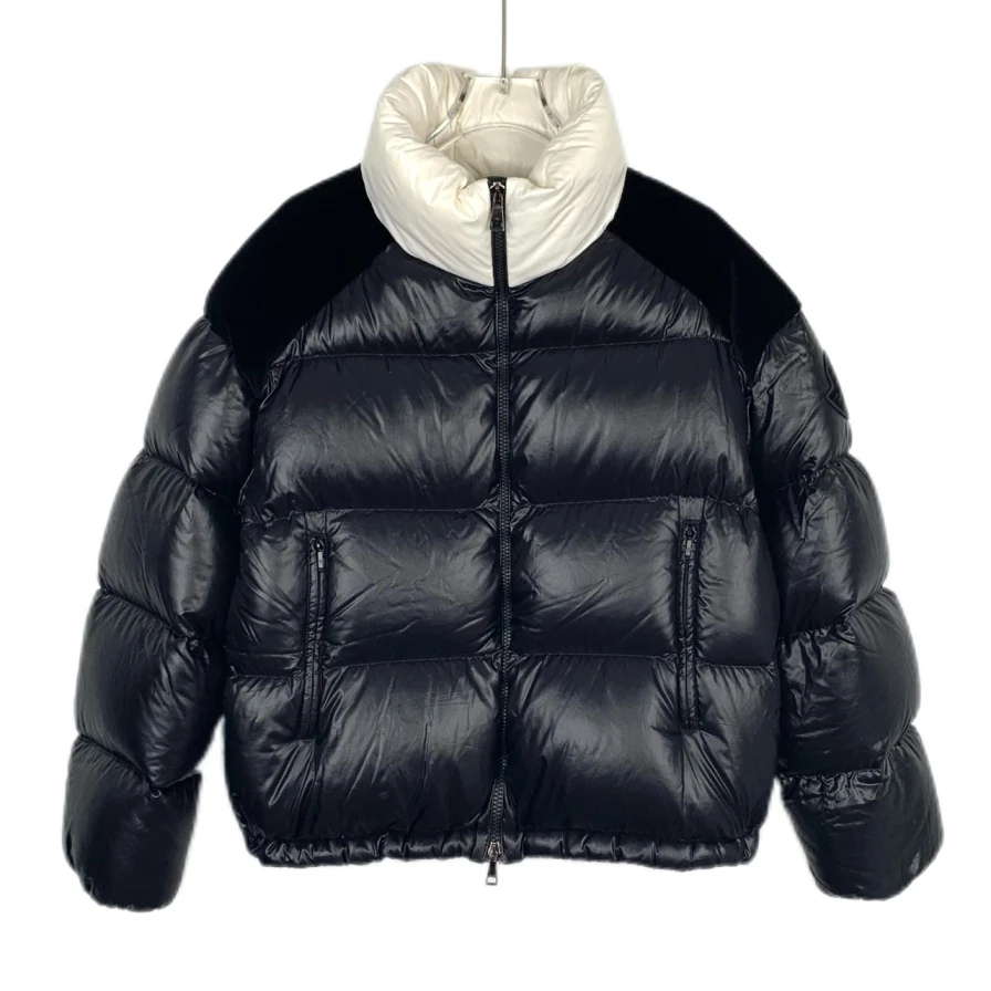 99新 018089 Moncler 蒙口Chouelle背后字母拼色立领羽绒服1码S码