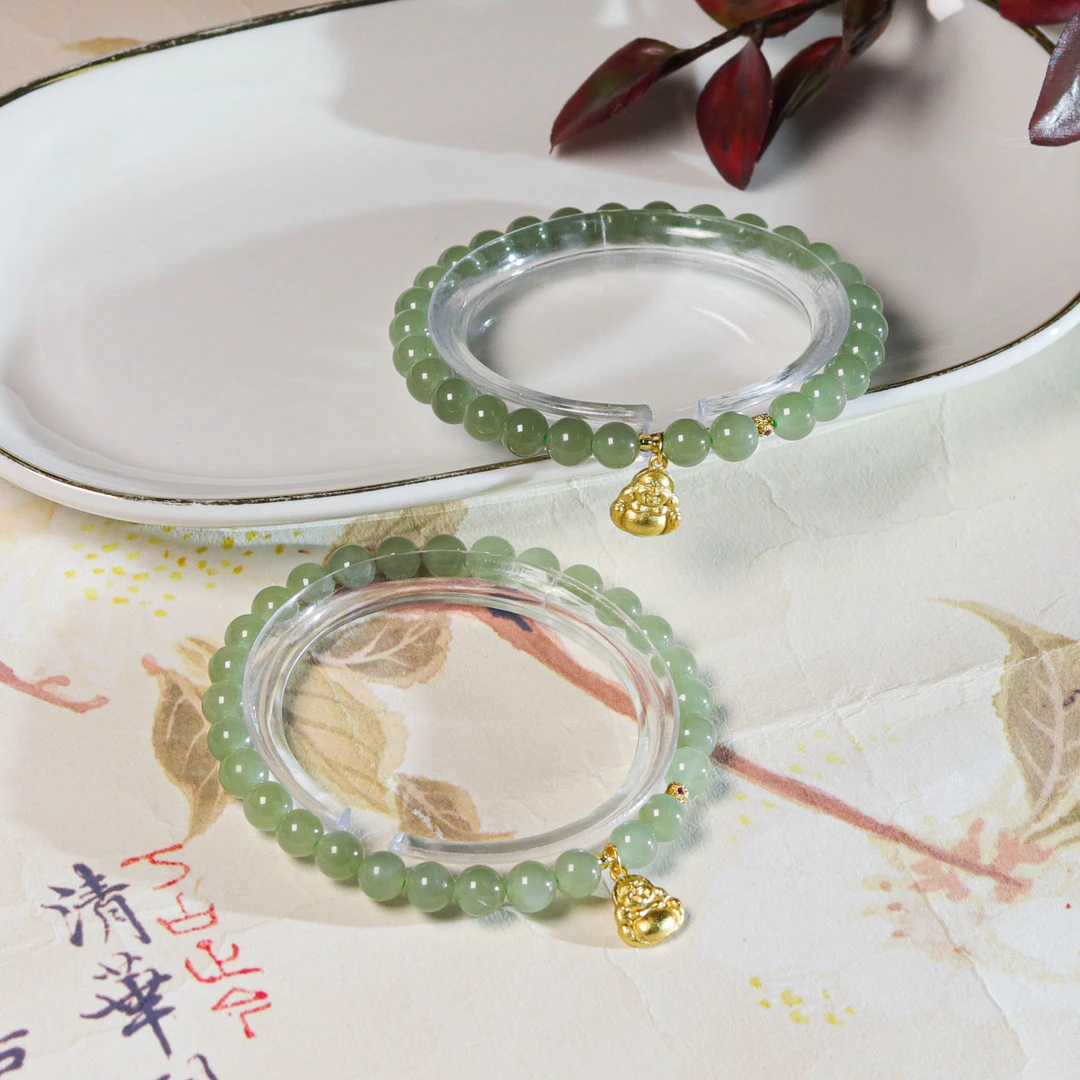 和田玉手链 B80 多样性发颜色微差 发货件数一