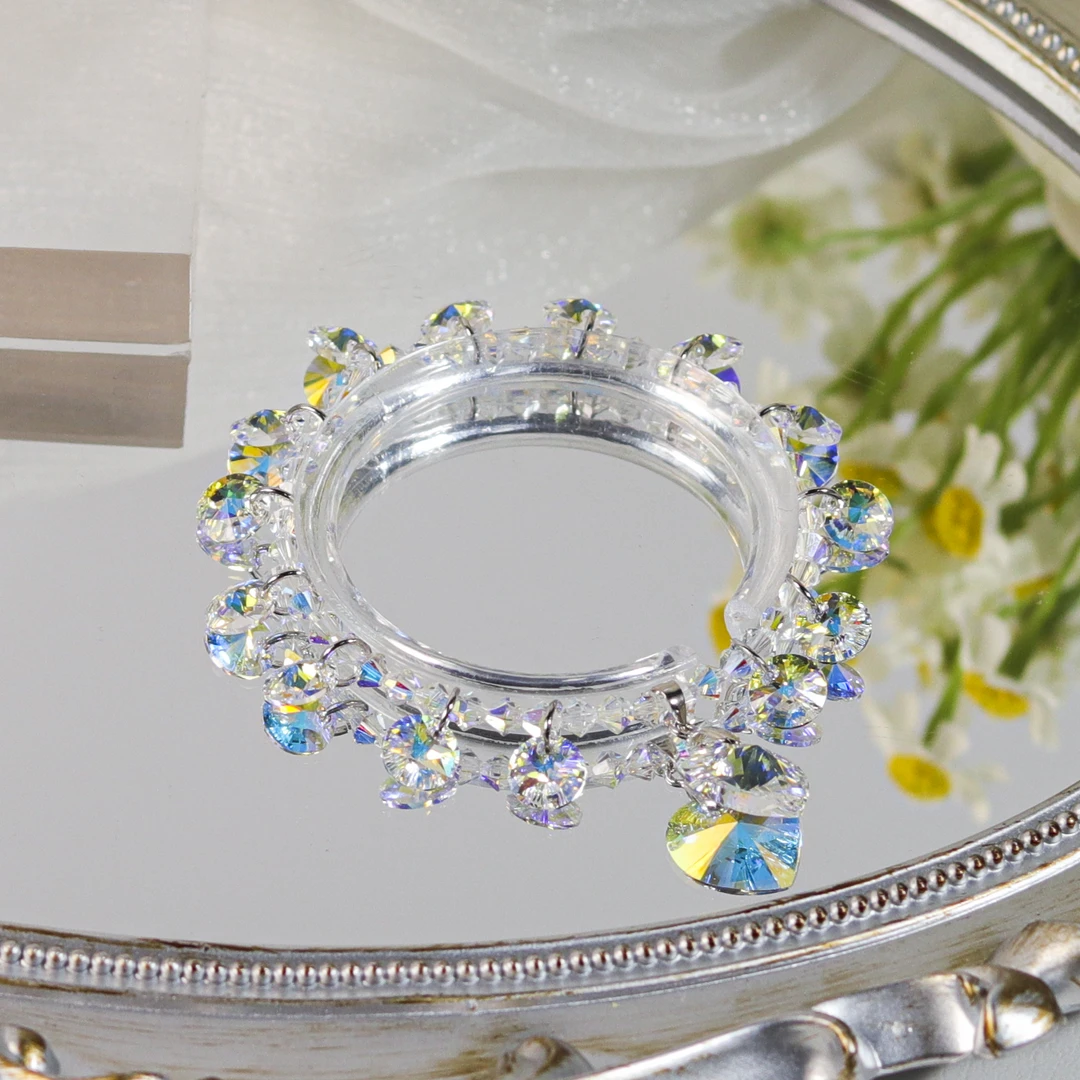 925银仿水晶手链 施华洛手链 YW02 多样性发颜色微差 发货件数一