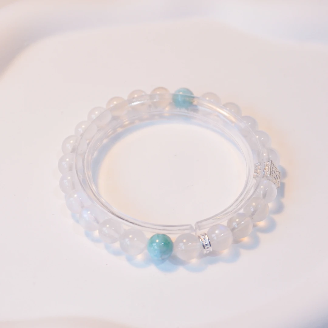 月光石手链 A63  多样性发颜色微差 发货件数一