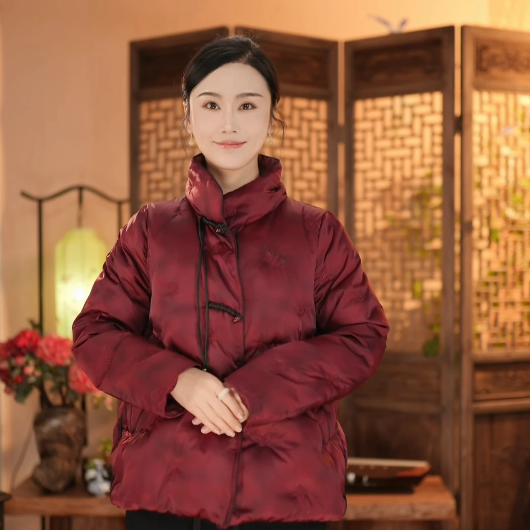 【东方婵韵】国风气质时尚优雅大方羽绒服  DFCY28132-2