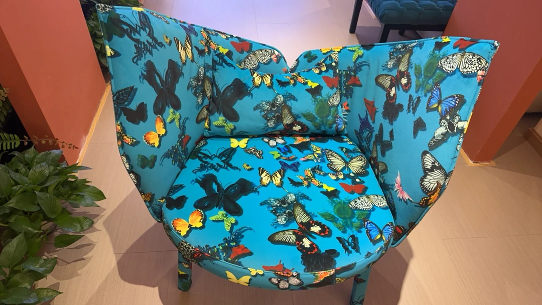 奢拾光休闲蝴蝶椅椅子家用沙发椅躺椅