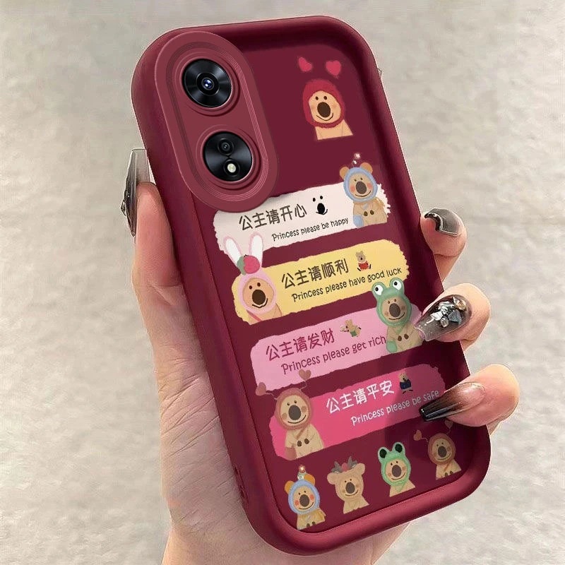 oppoA1Pro手机壳a58创意硅胶a58x发财语录全包防摔保护套男女
