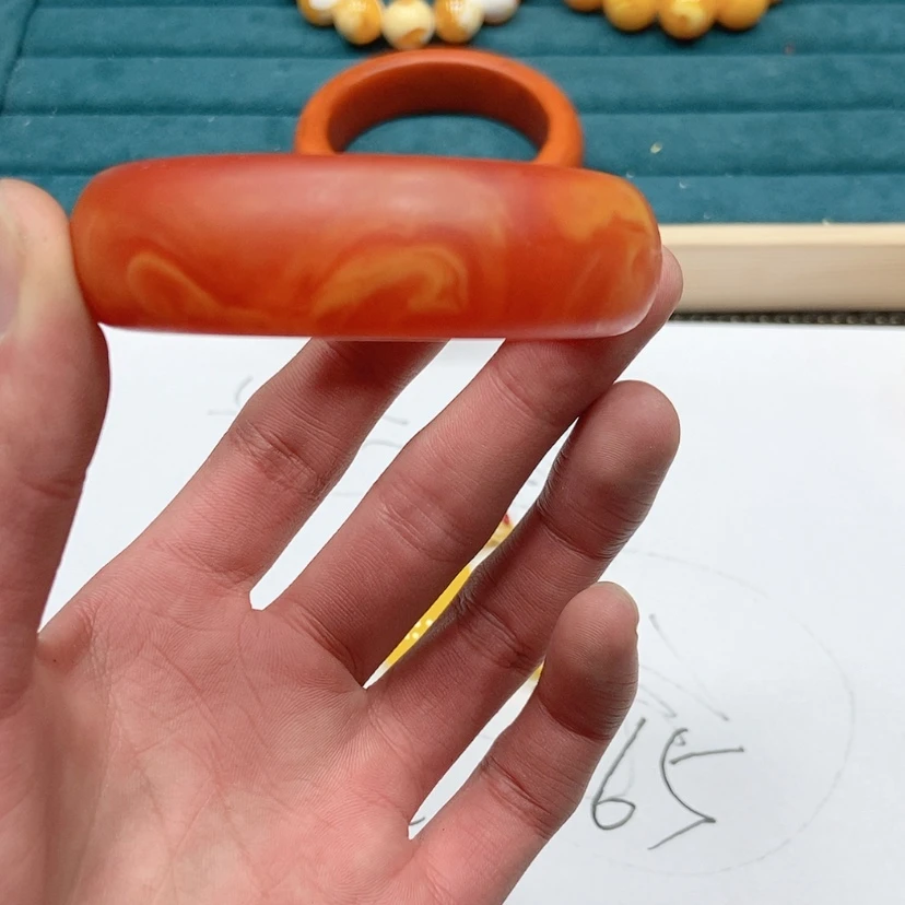 【闪购商品】琥珀耳饰未镶嵌珈*D29  59圈口