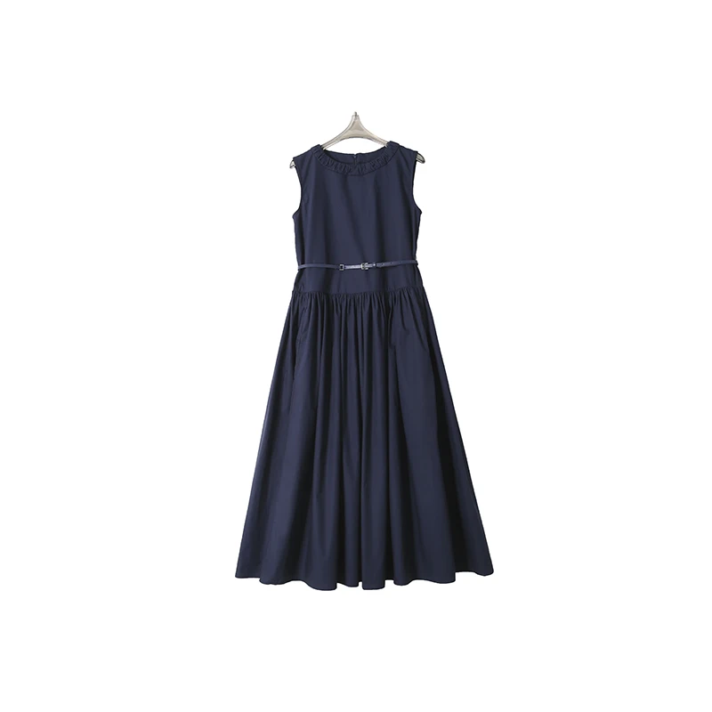 *73气质连衣裙洋气女装时尚无袖连衣裙15568