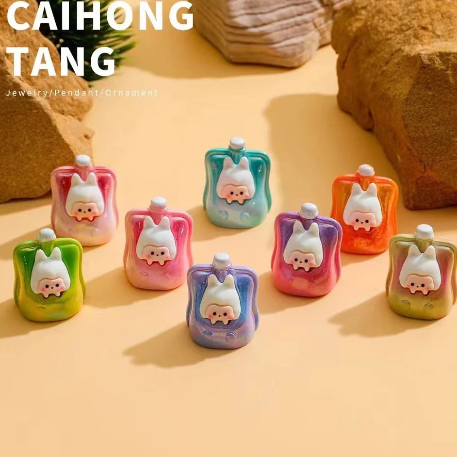 电镀吸吸乐 DIY手工树脂潮玩桌面摆件