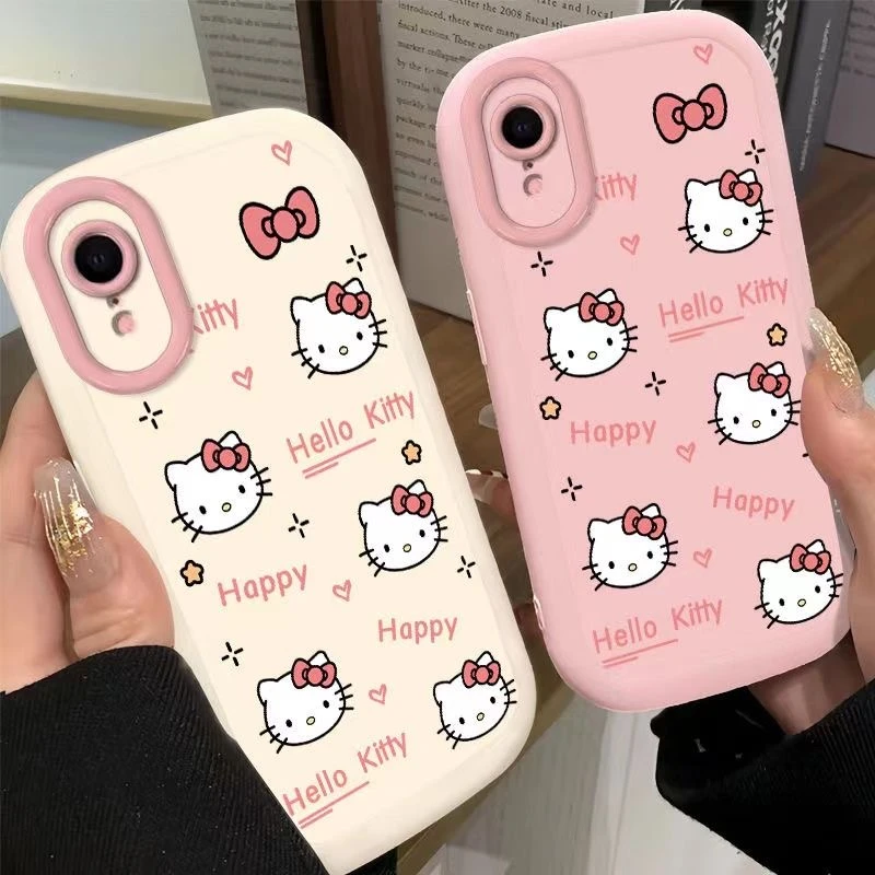 可爱KT猫适用苹果13手机壳个性iPhone15promax硅胶防摔x/xs创意软