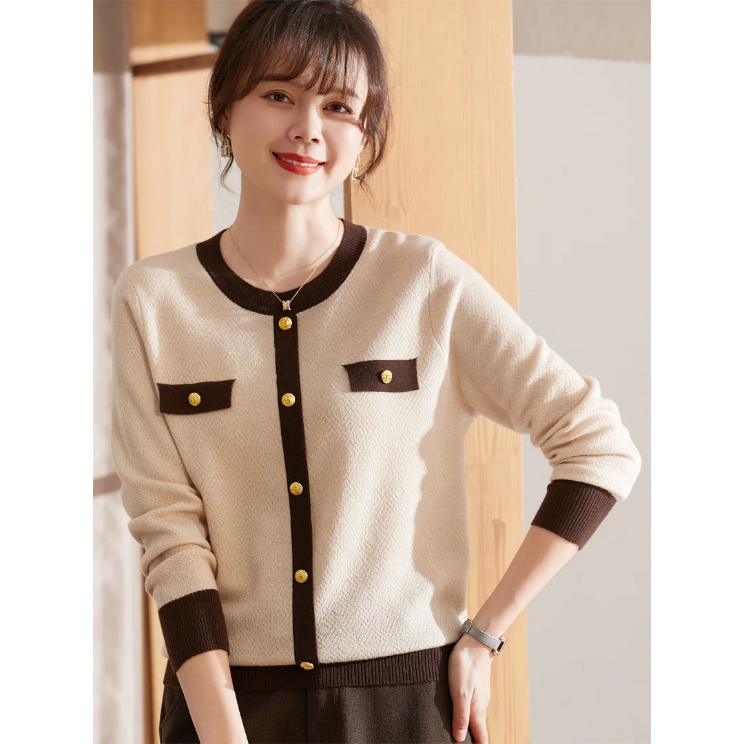 喜卉妈妈秋装毛衣洋气2023新款保暖打底衫针织上衣中老年女装秋冬