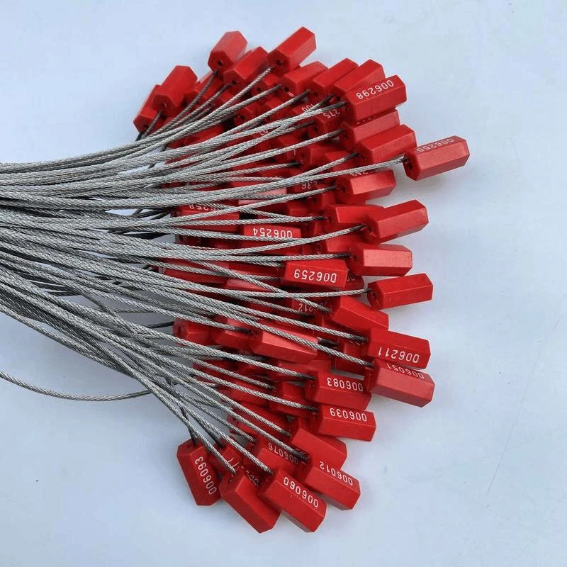 包邮一次性钢丝封条铅封煤炭化工园林集装箱物流施封锁扎带封签锁