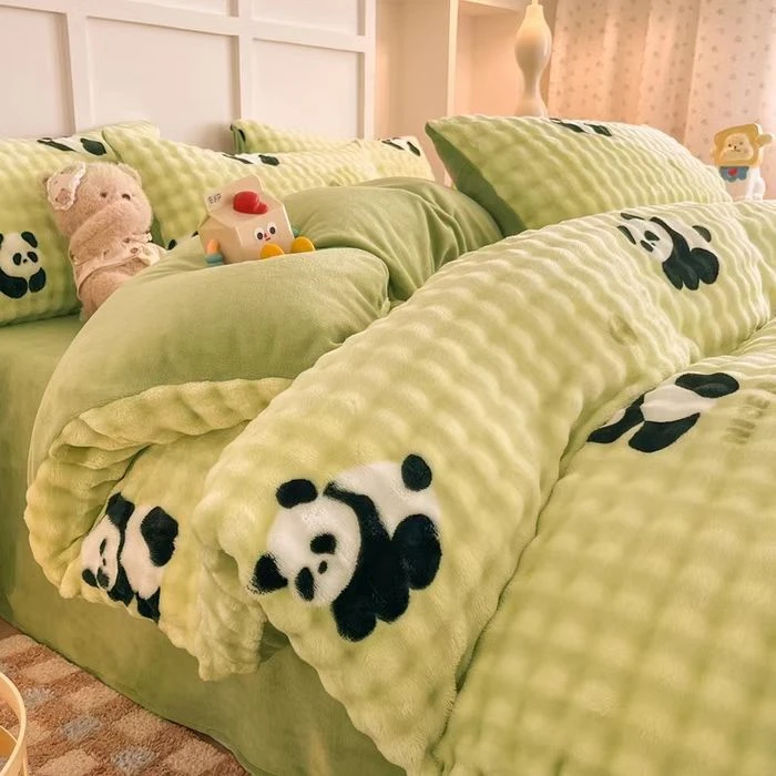 四件套三件套 牛奶绒床盖尾货(以直播间主播介绍下单）没有运费险