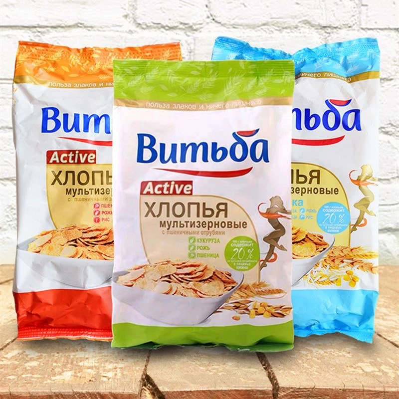 白俄罗斯进口维奇卡麦片无添加即食早餐多杂粮干吃脆麦片零食250g