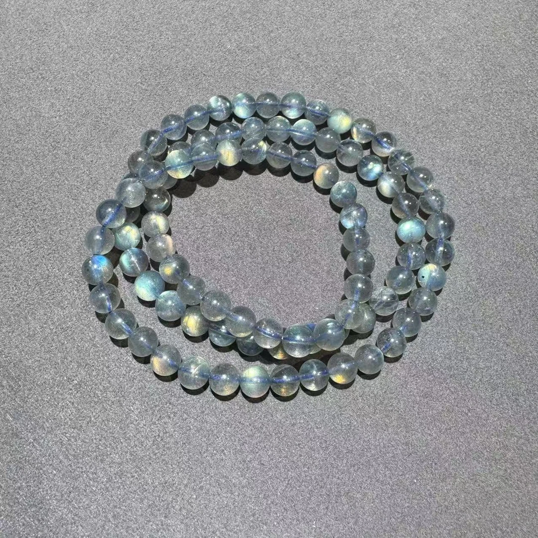 【黑胖珠宝】RH0016灰月光多圈手链多样性发其一