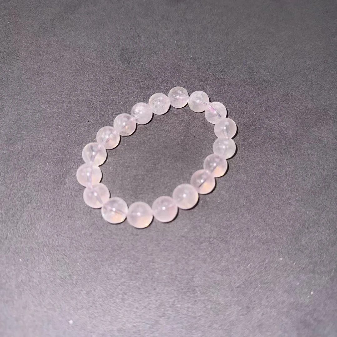 【黑胖水晶】 H0072粉水晶手链 多样性发其一