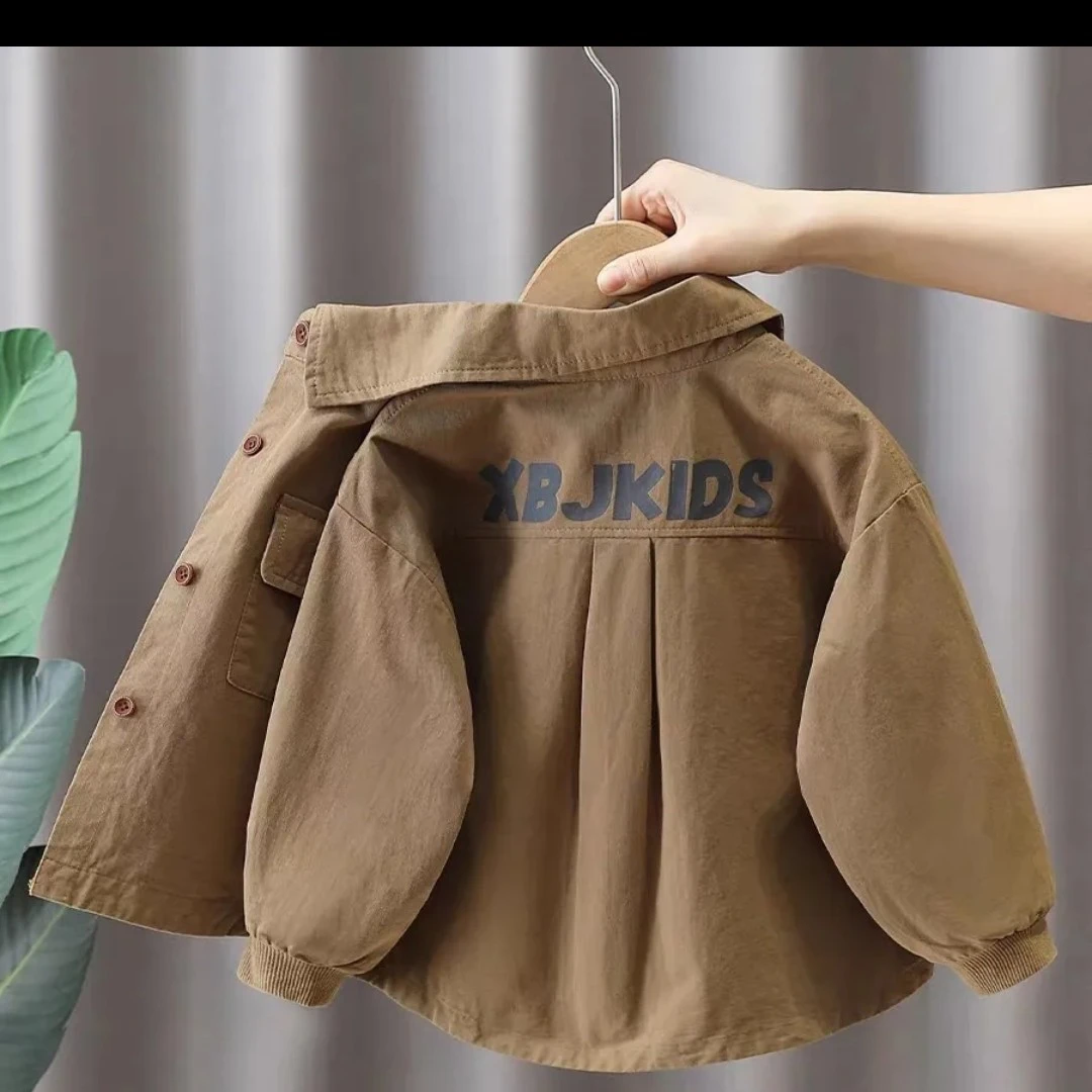 洋气宝宝小童男孩帅气韩版时尚长袖春秋装秋季潮牌休闲开衫外套潮