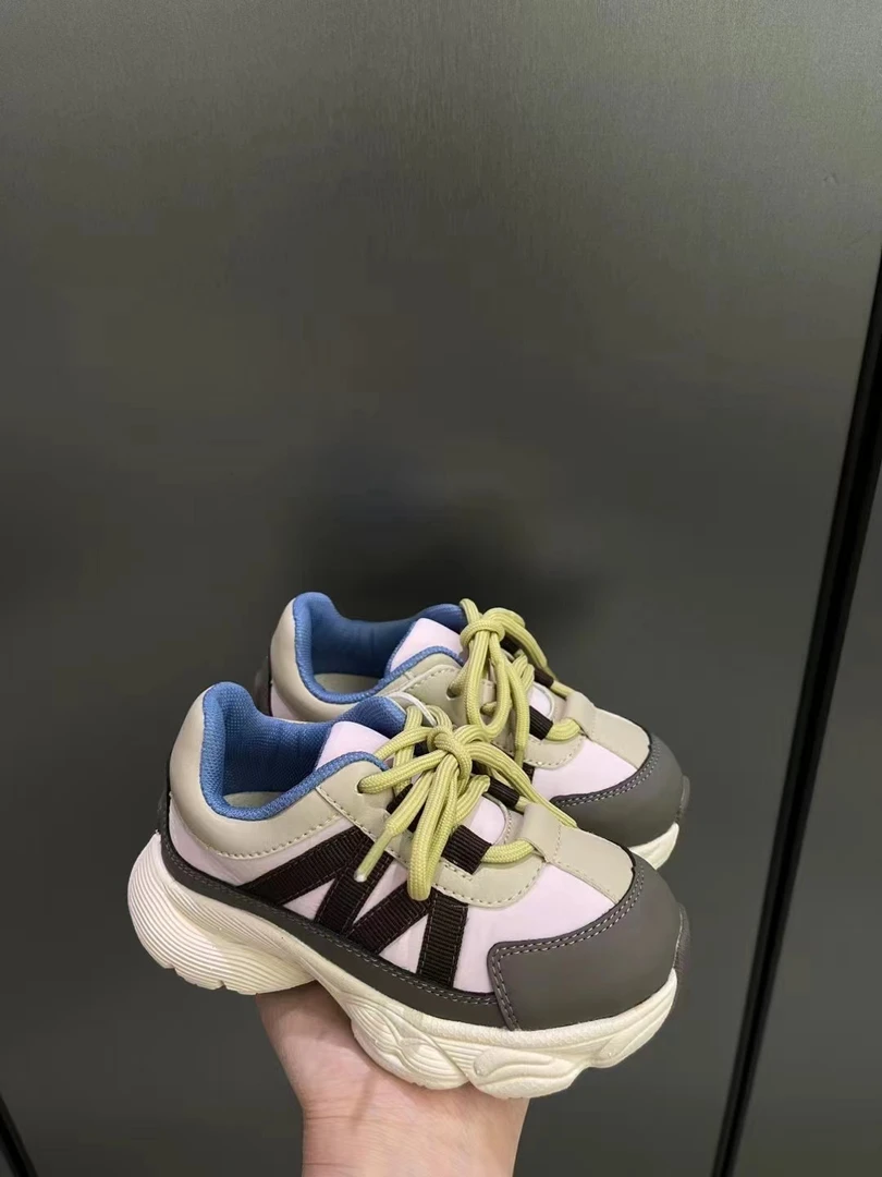 韩版老爹运动鞋2024新款老爹鞋儿童休闲鞋软底女童鞋4CGES097