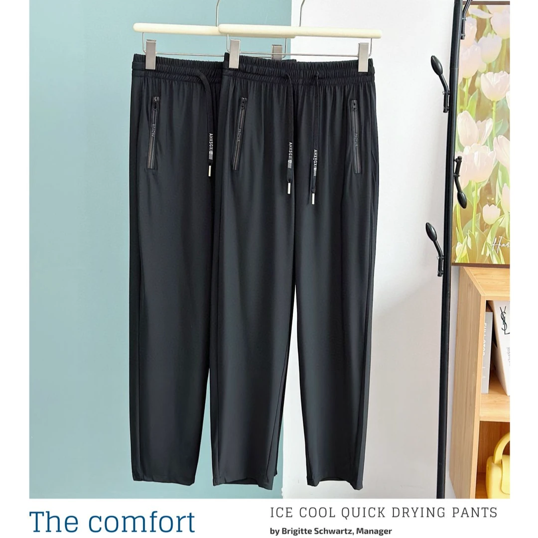 502夏季男女同款冰爽速干裤休闲气质随心切换随性搭配裤型