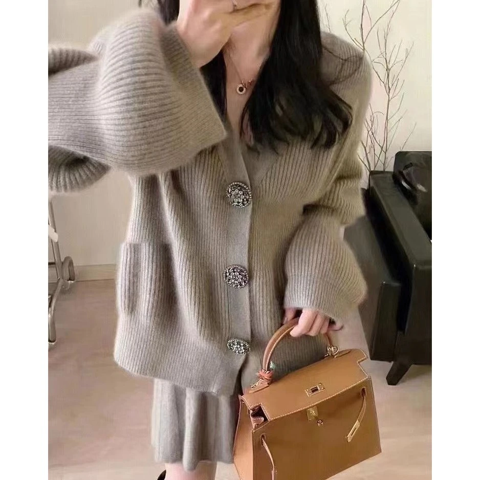 【奶系慵懒套装】秋冬搭配一整套可甜可盐减龄毛衣女套装两件套宽松