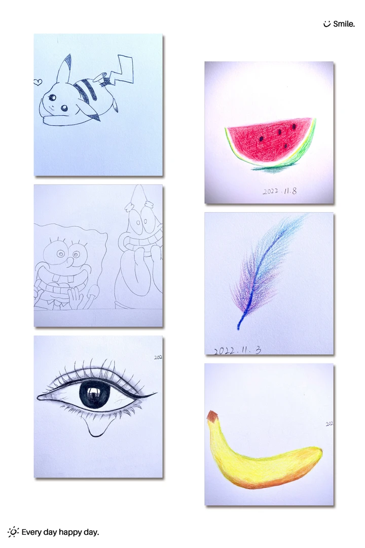 精美彩铅画家具装饰现代装饰画