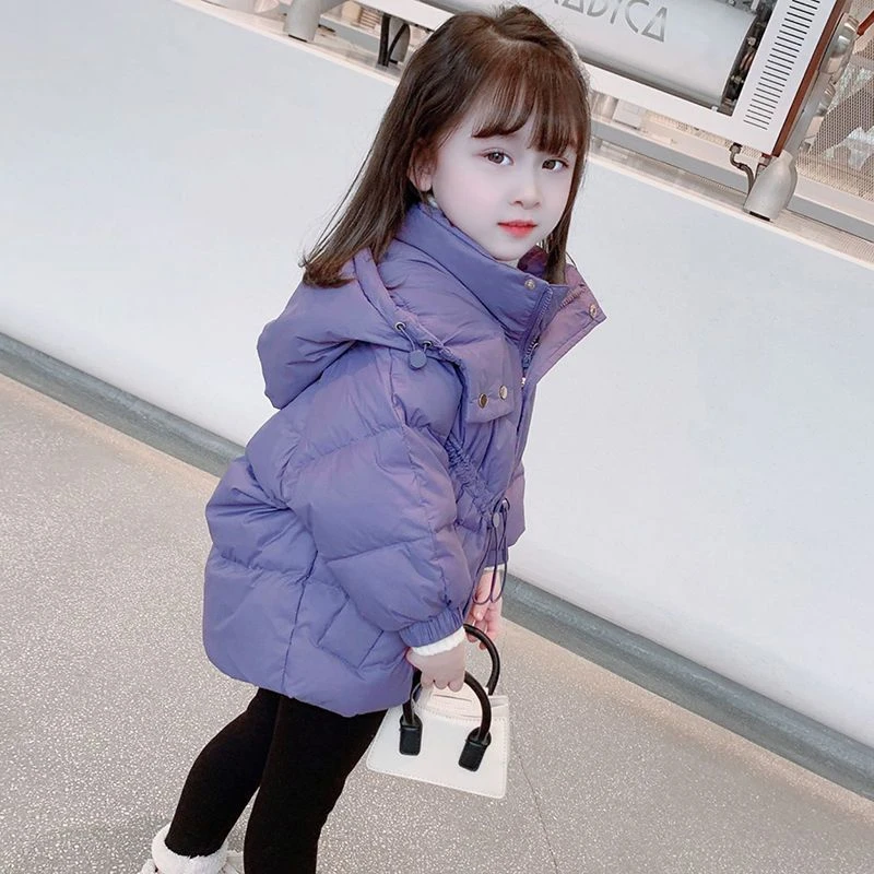 巴拉巴拉女童中长款羽绒服儿童2023冬季新款洋气宝宝中小童外套冬