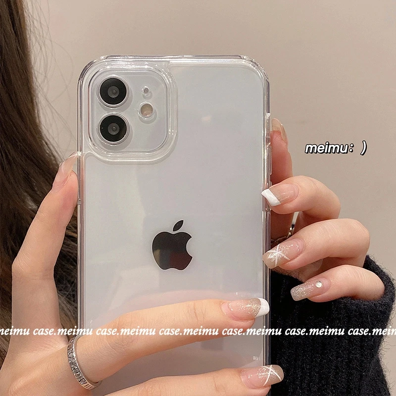 简约透明适用苹果16手机壳iphone15pro max新款硅胶14/13/12创意