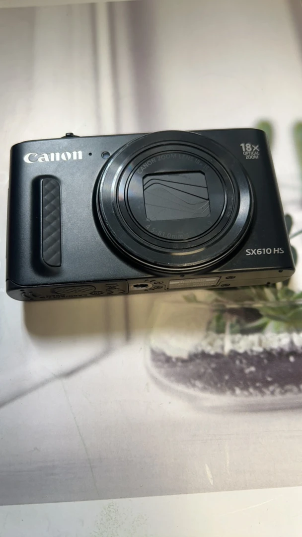 95新 Canon/佳能 SX610黑色2010万像素21倍变焦高清数码相机