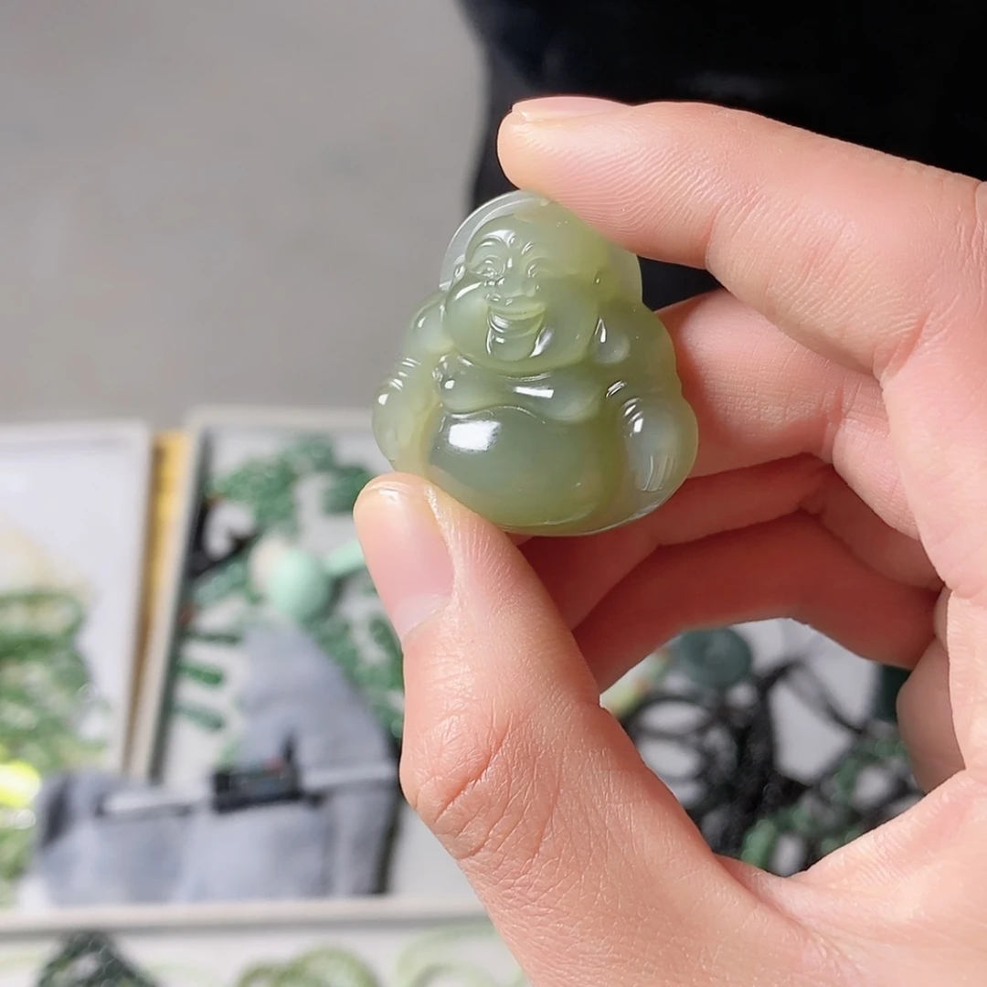 【闪购商品】和田玉颈饰未镶嵌纯天然和田玉佛公298