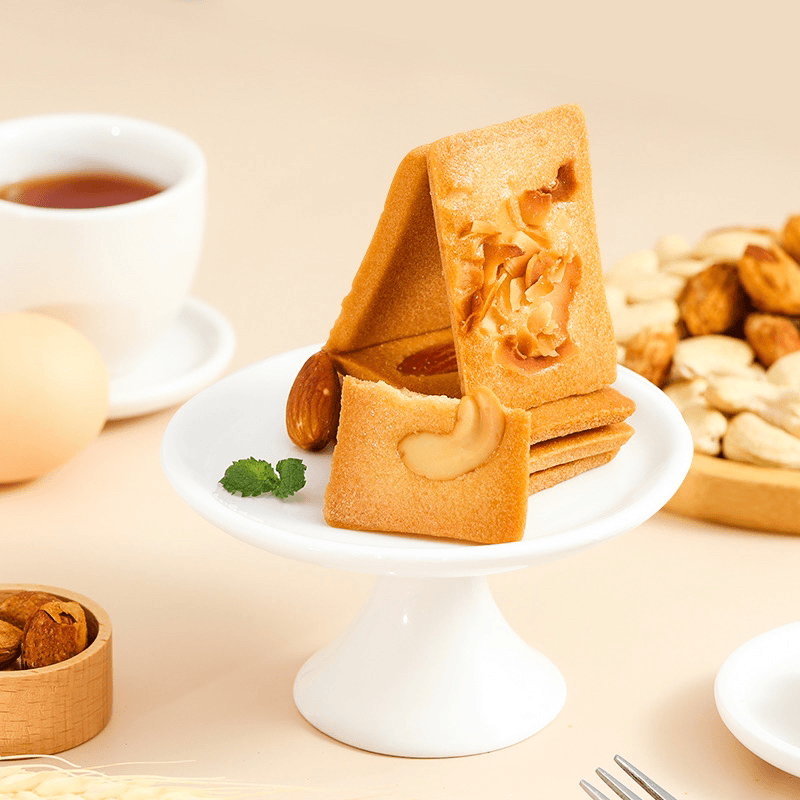 【新升级！19.9元43包】坚果芙饼干 酥脆鲜香 健康代餐 9g/包