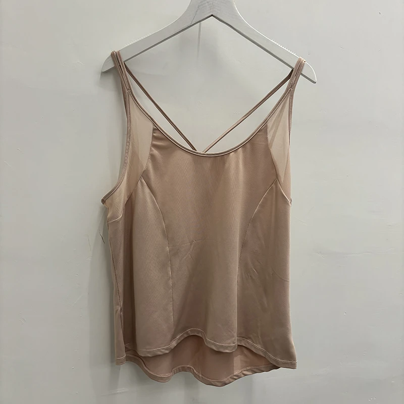 FL-2399宽松美背运动健身背心罩衫女舒适休闲夏季瑜伽背心