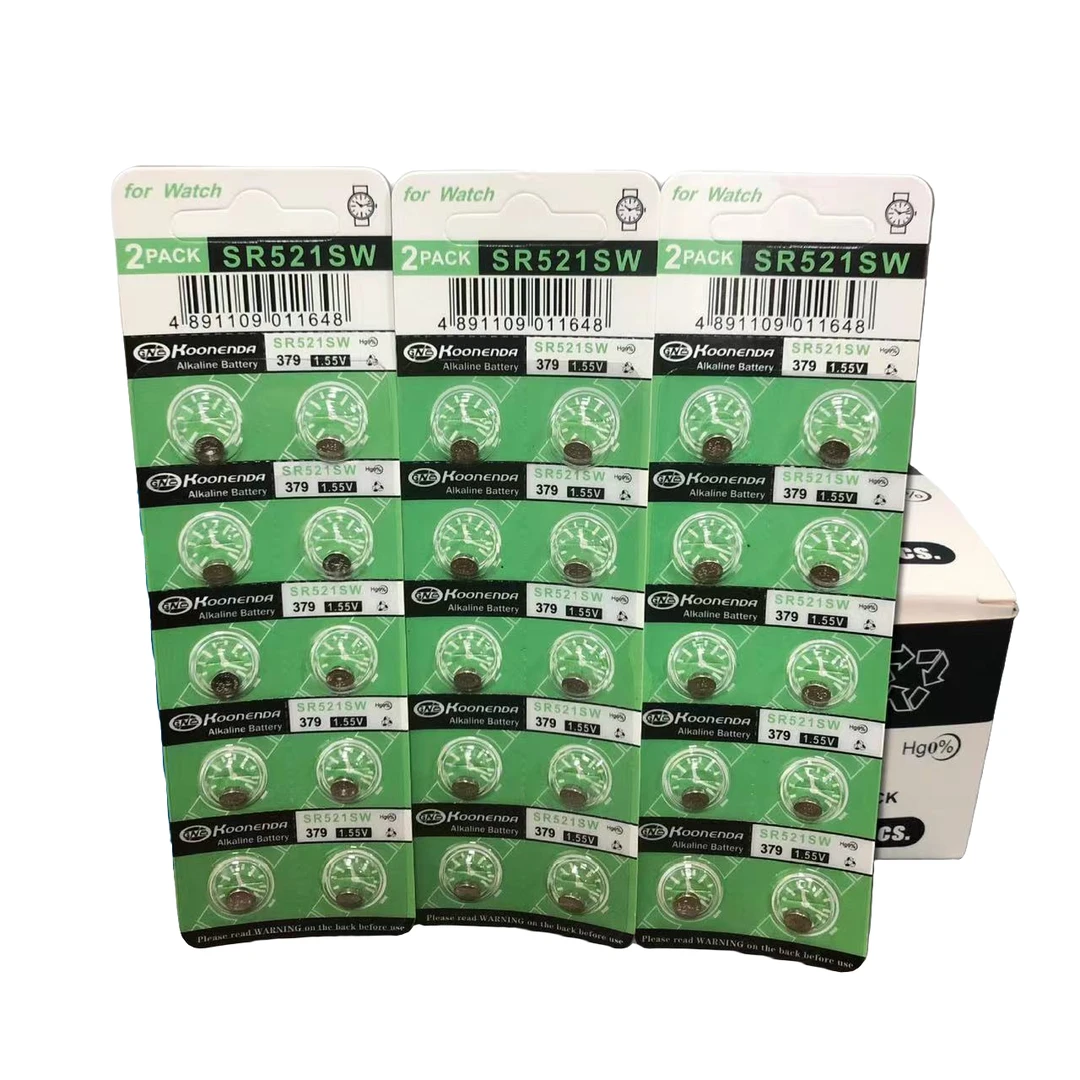 AG0 LR521纽扣电池179 SR521SW 379通用型手表电子碱性环保适用