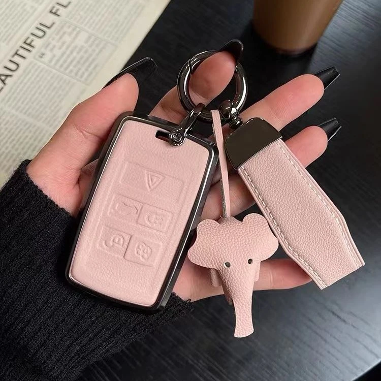 23款路虎钥匙套揽胜星脉极光L神行5领克4卫士110高档版汽车羊皮