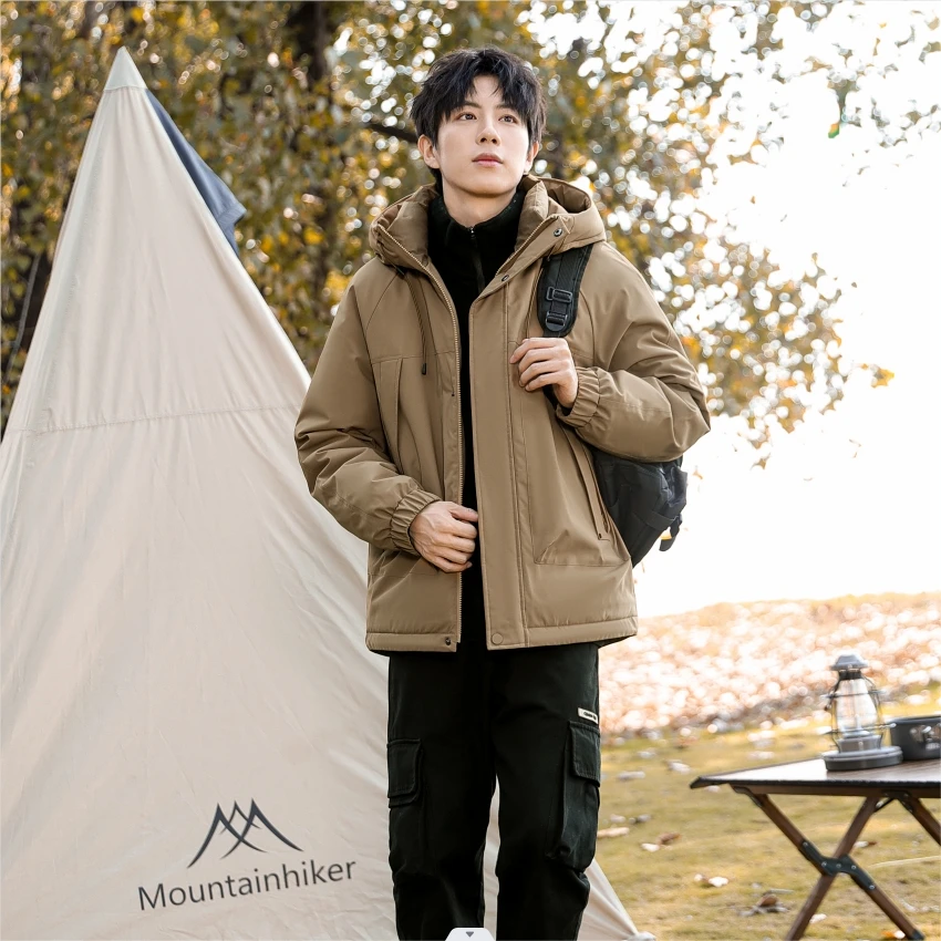 YAYA/鸭鸭羽绒服夹克羽绒服外套男士户外保暖