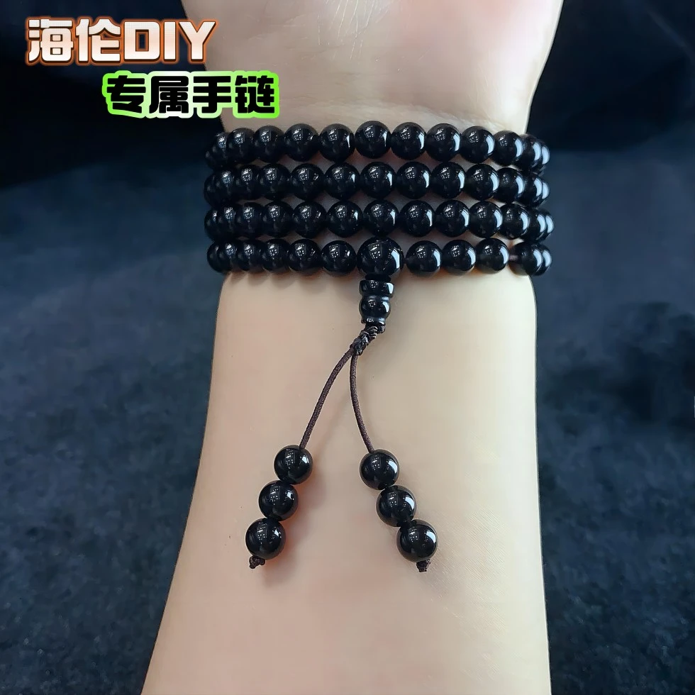 003手链108颗四圈高端时尚简约气质手串单颗6mm