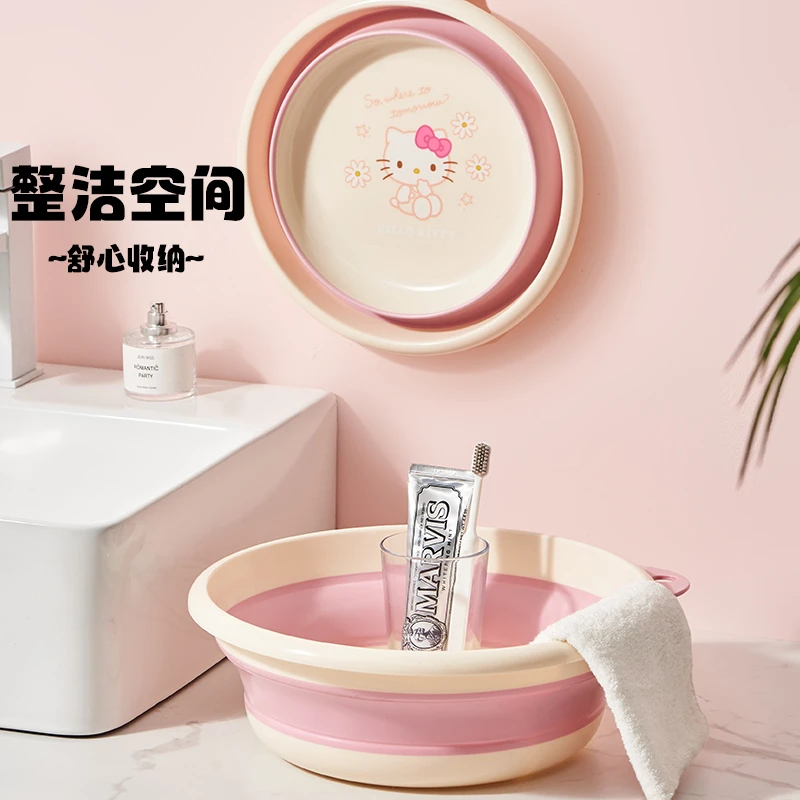 【小号孩童用】可爱大号家用洗脸盆学生宿舍便携式可折叠脸盆小盆子
