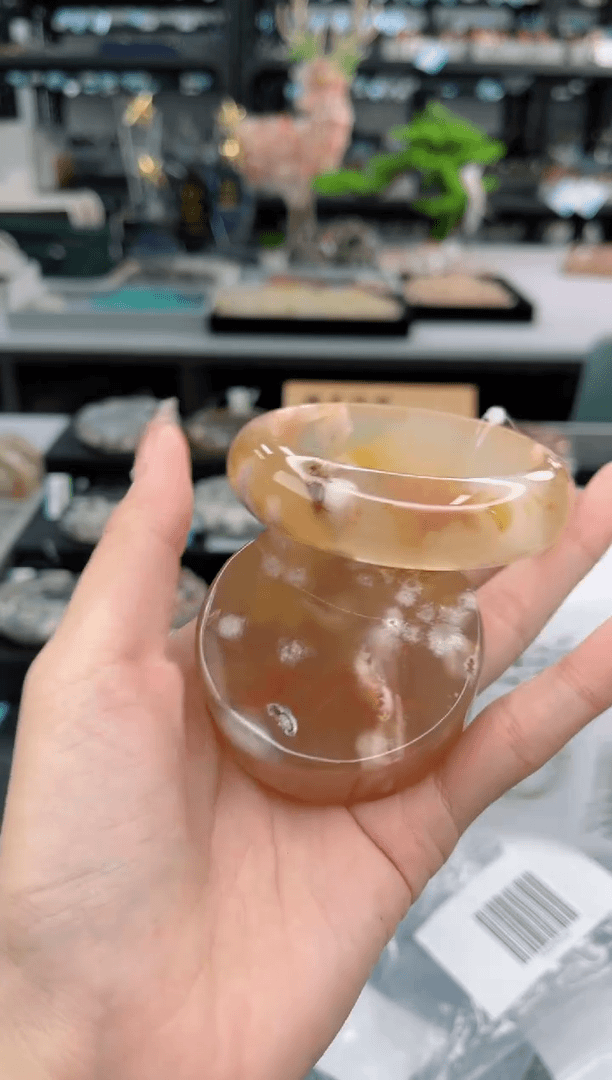 【闪购商品】石英质玉手镯未镶嵌57圈口（赠品镯心）3360397