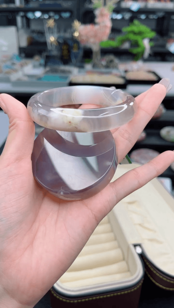 【闪购商品】石英质玉手镯未镶嵌61圈口（赠品镯心）6216679