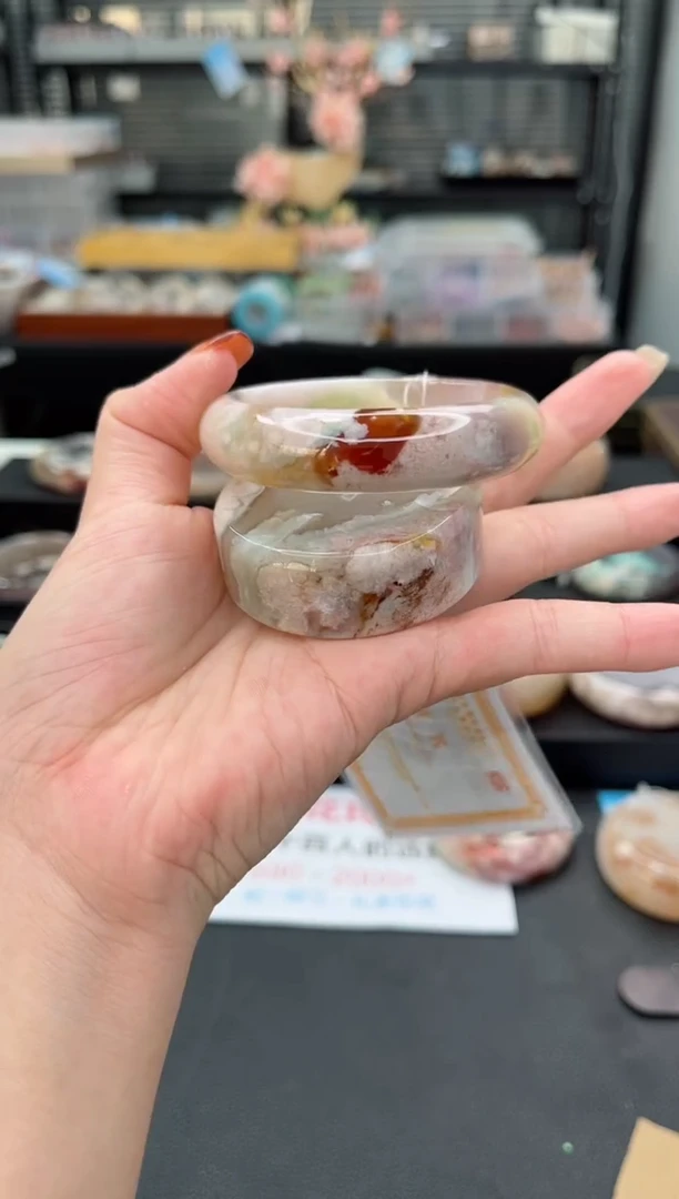 【闪购商品】石英质玉手镯未镶嵌54圈口（赠品镯心）6450536