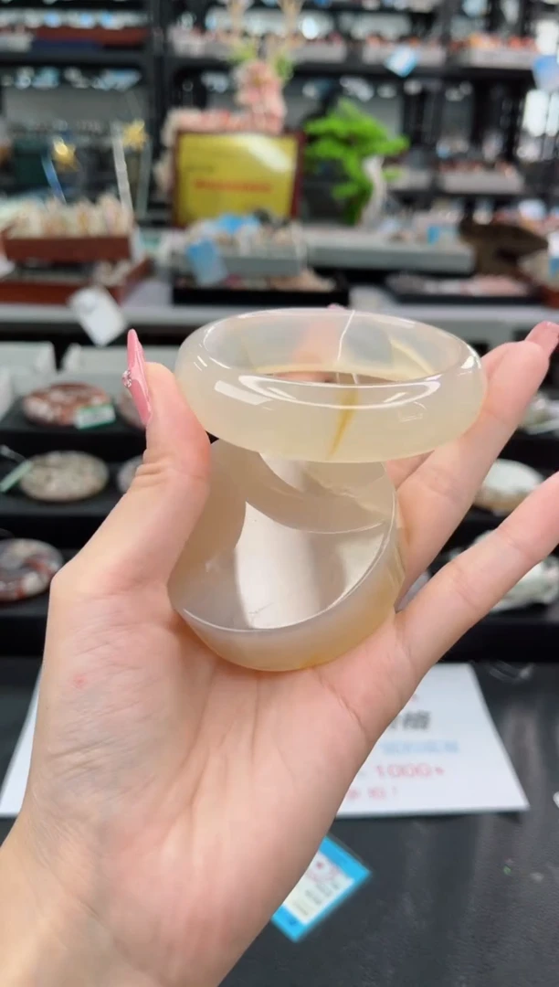 【闪购商品】石英质玉手镯未镶嵌60圈口（赠品镯心）3453264