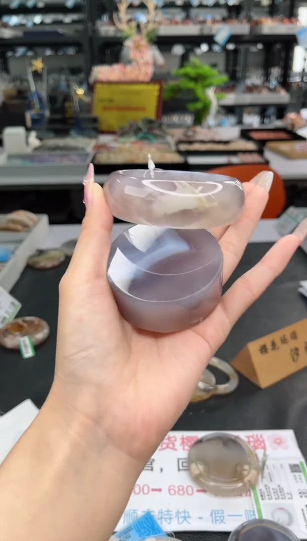 【闪购商品】石英质玉手镯未镶嵌61圈口（赠品镯心）6165092