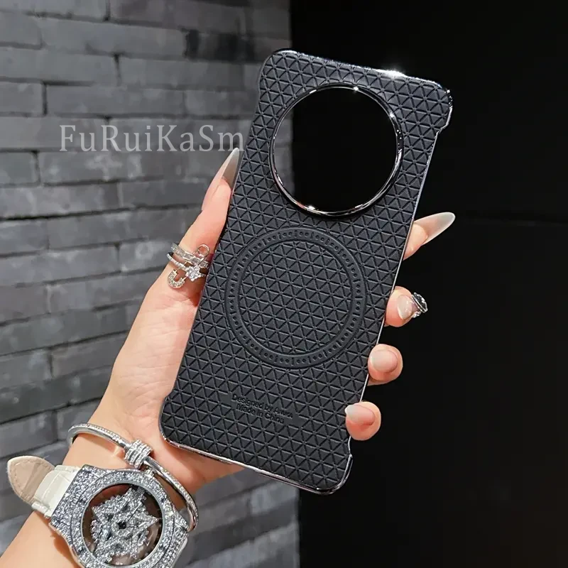 高档超薄无边框适用华为mate70pro手机壳内置磁吸mate70个性防摔