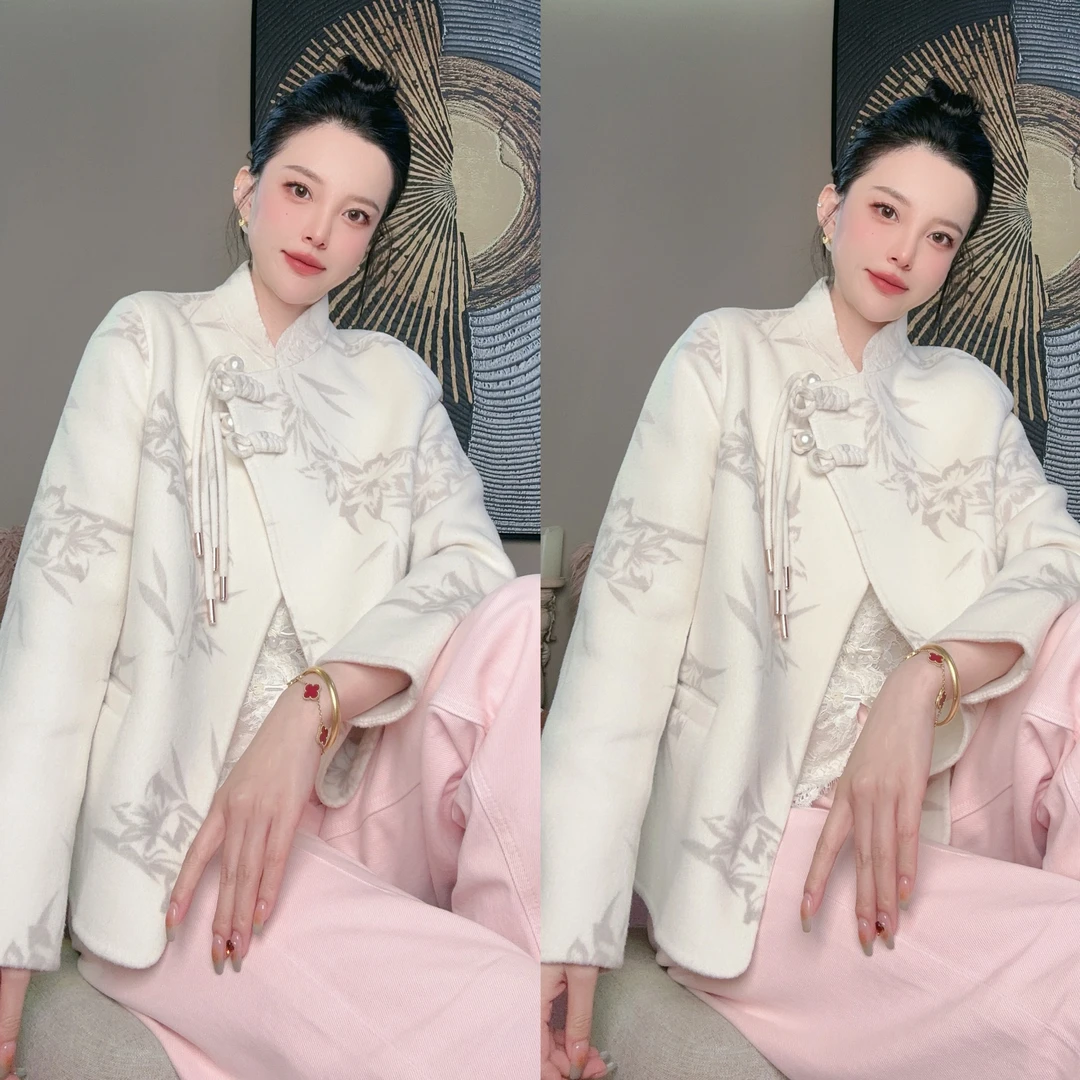 辰曦同款【凝竹】羊毛外套