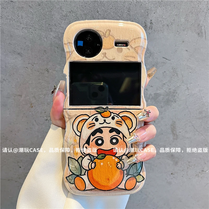 （vivoxflip系列）波浪折叠适用vivoxflip手机壳防摔爆款保护套网红